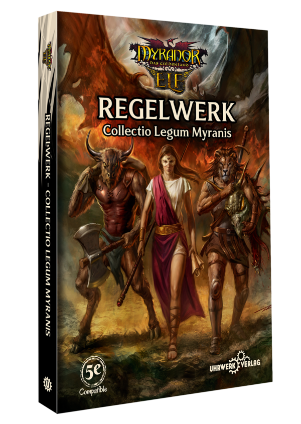 Myranor 5E (ELF) - Handbuch - Regelwerk: Collectio Legum Myranis - Hard Cover - Deutsche Ausgabe