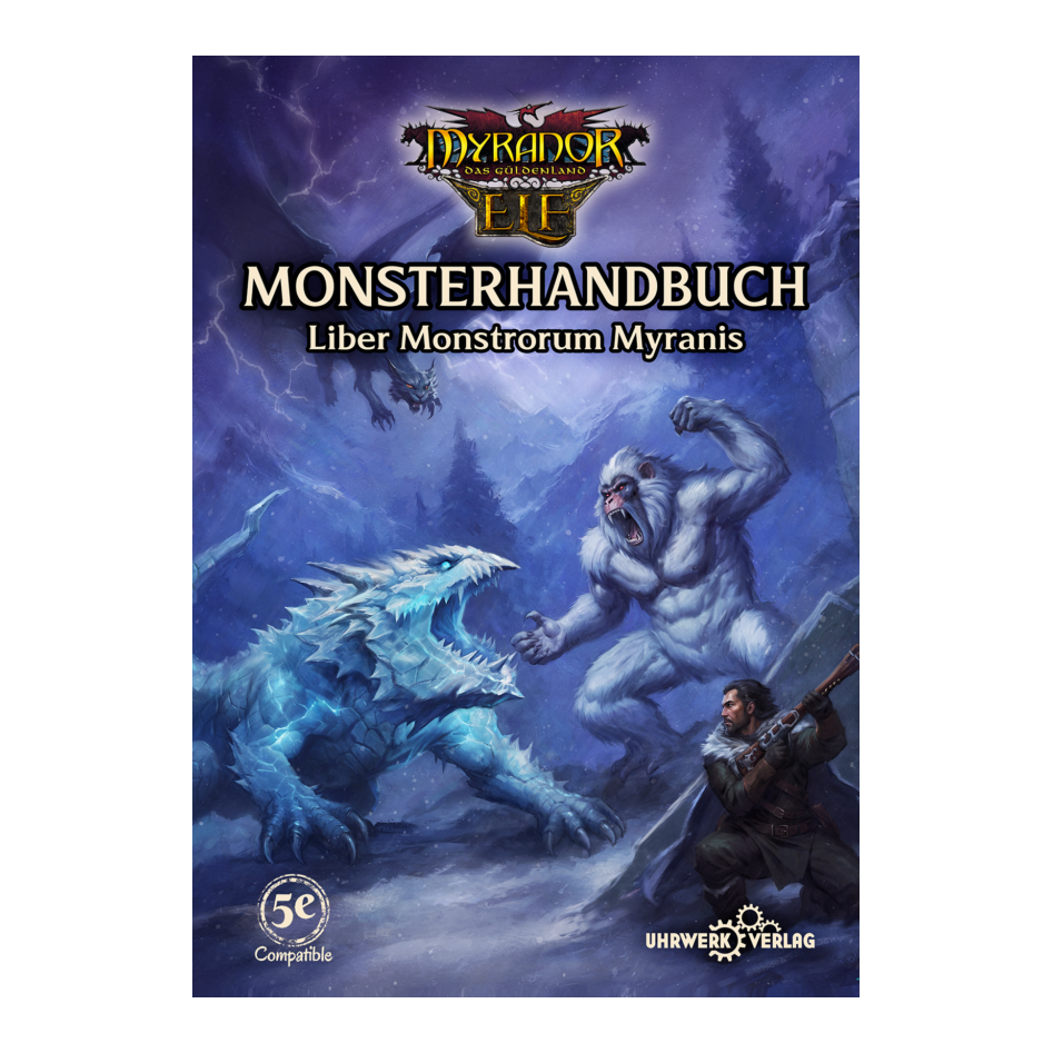 Myranor 5E (ELF) - Handbuch - Monsterhandbuch: Liber Monstrorum Myranis - Hard Cover - Deutsche Ausgabe