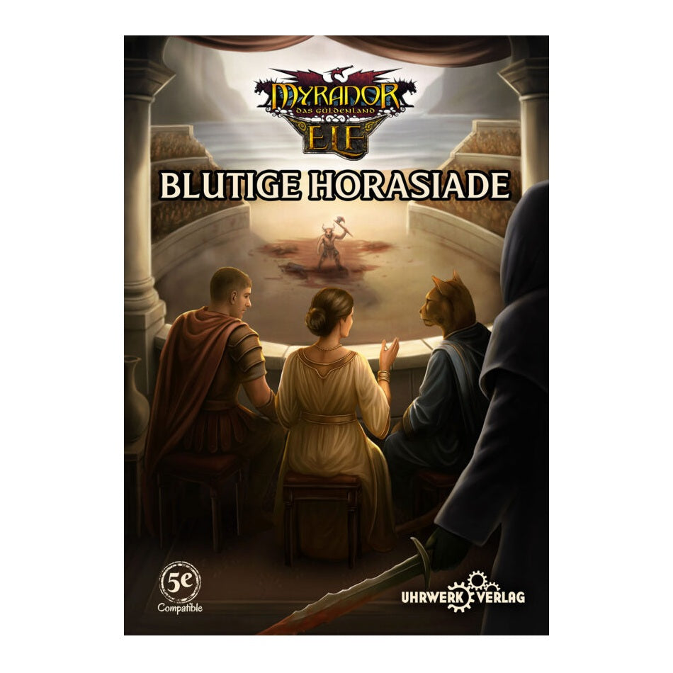 Myranor 5E (ELF) - Abenteuer - Blutige Horasiade - Soft Cover - Deutsche Ausgabe