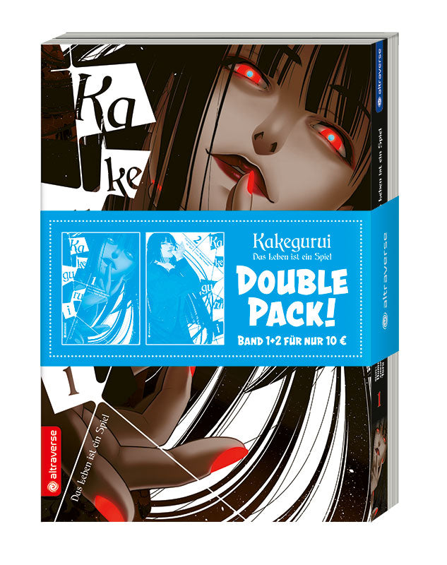 Kakegurui - Das Leben ist ein Spiel Double Pack Band 1&2 - Autor: Homura Kawamoto & Toru Naomura