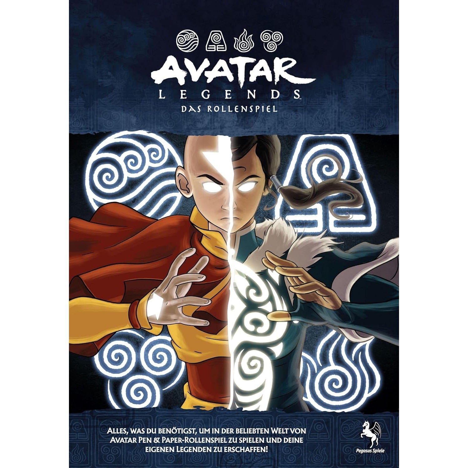 Avatar Legends: Das Rollenspiel - Handbuch - Grundregelwerk - Hardcover - Deutsche Ausgabe