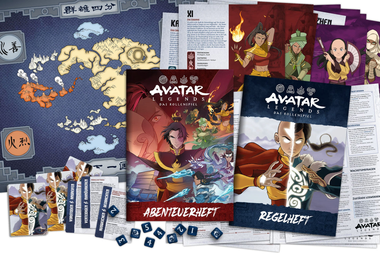 Avatar Legends: Das Rollenspiel - Einstiegsbox - Deutsche Ausgabe