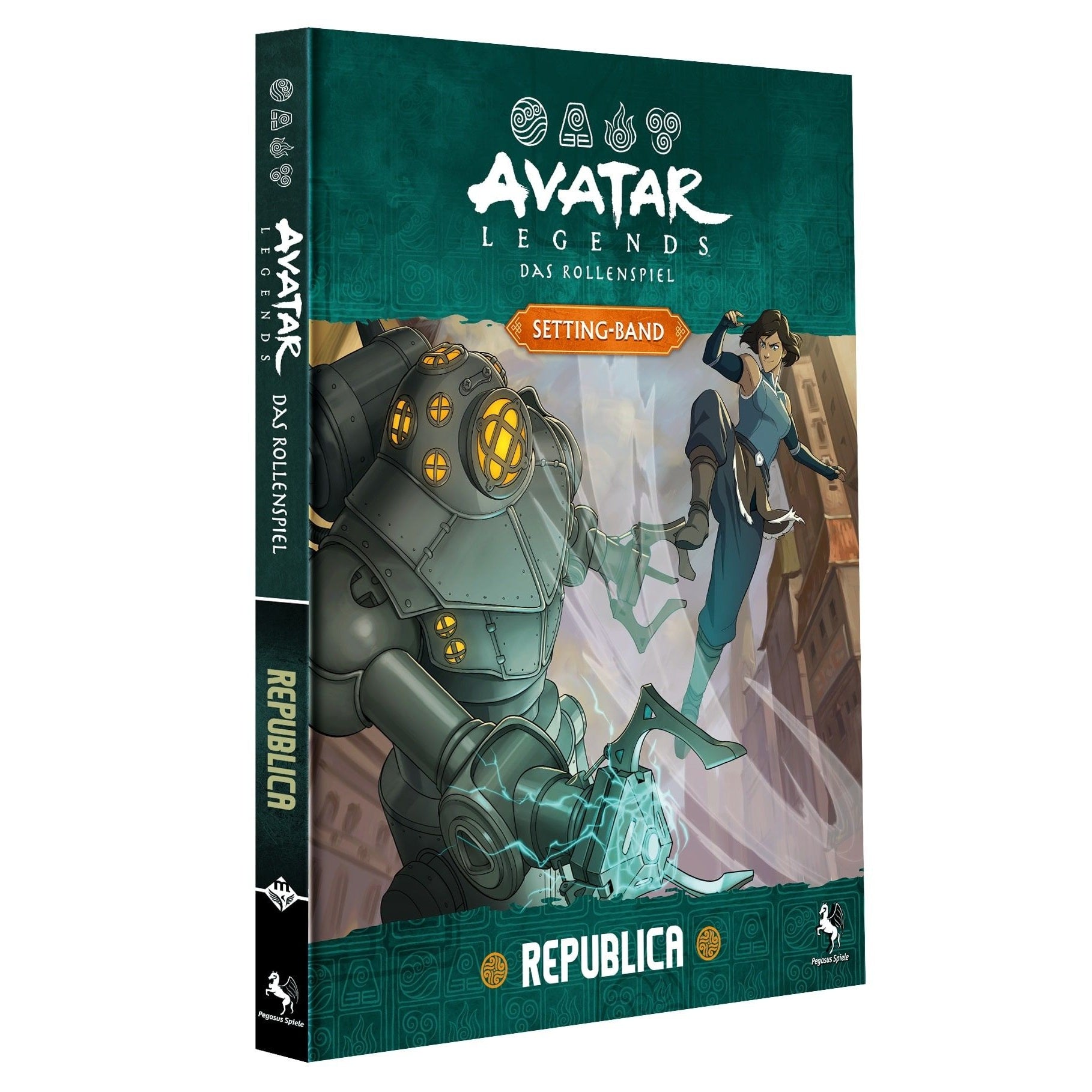 Avatar Legends: Das Rollenspiel - Handbuch - Setting-Band: Republica - Hardcover - Deutsche Ausgabe