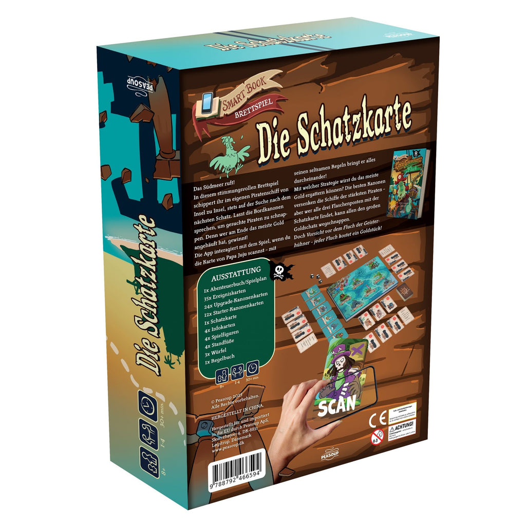 Die Schatzkarte Brettspiel - interactives Solo-Spiel - ab 8 Jahren