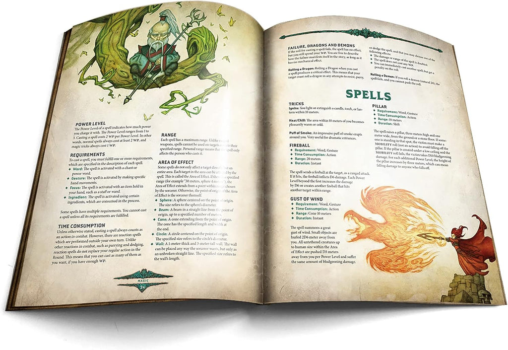 Dragonbane - BOX - inkl. Abenteuerbuch, Regelbuch, Soloabenteuer und vielem mehr, vollfarbig - Deutsche Ausgabe