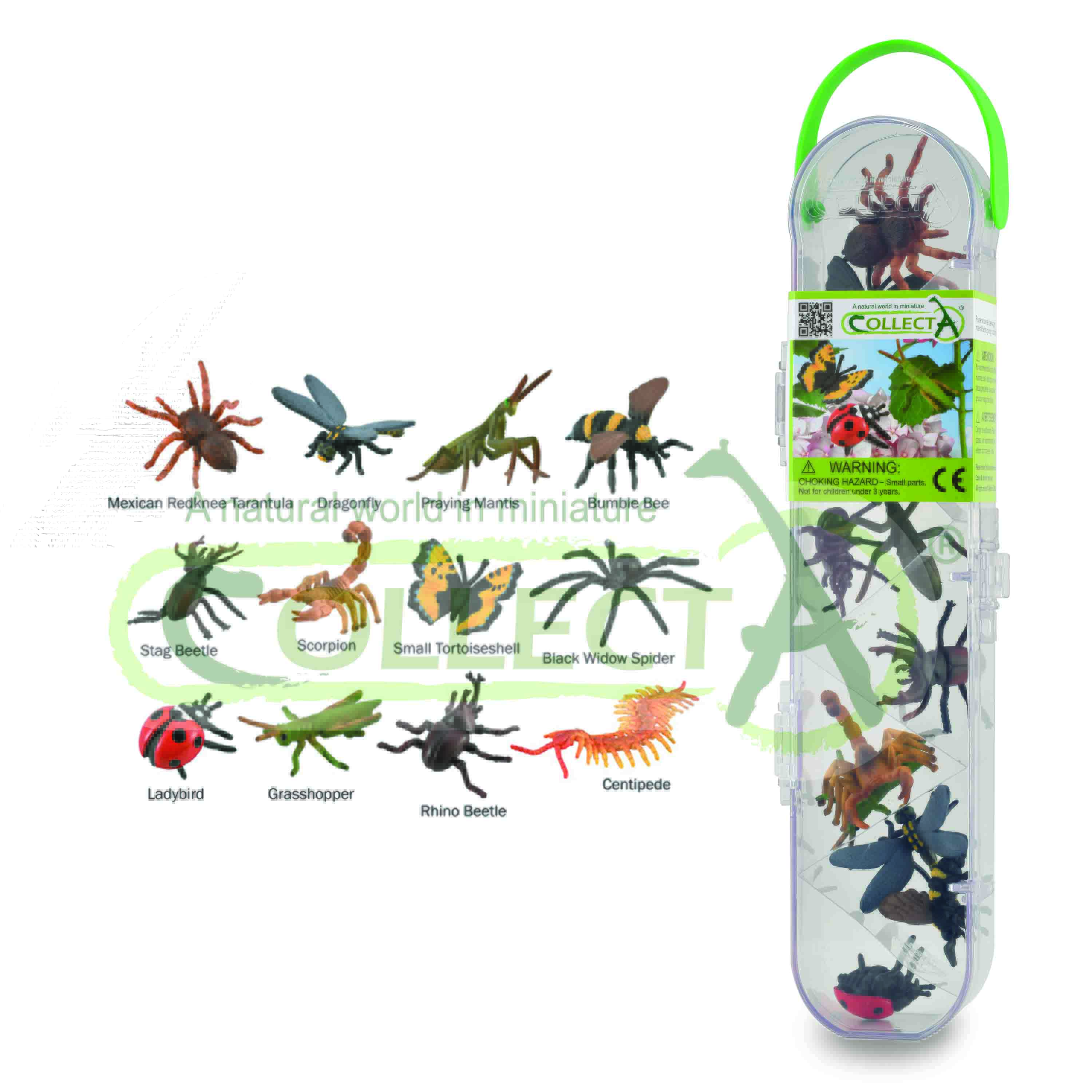 CollectA - A1106-NP - COLLECTA BOX MIT MINI INSEKTEN UND SPINNEN