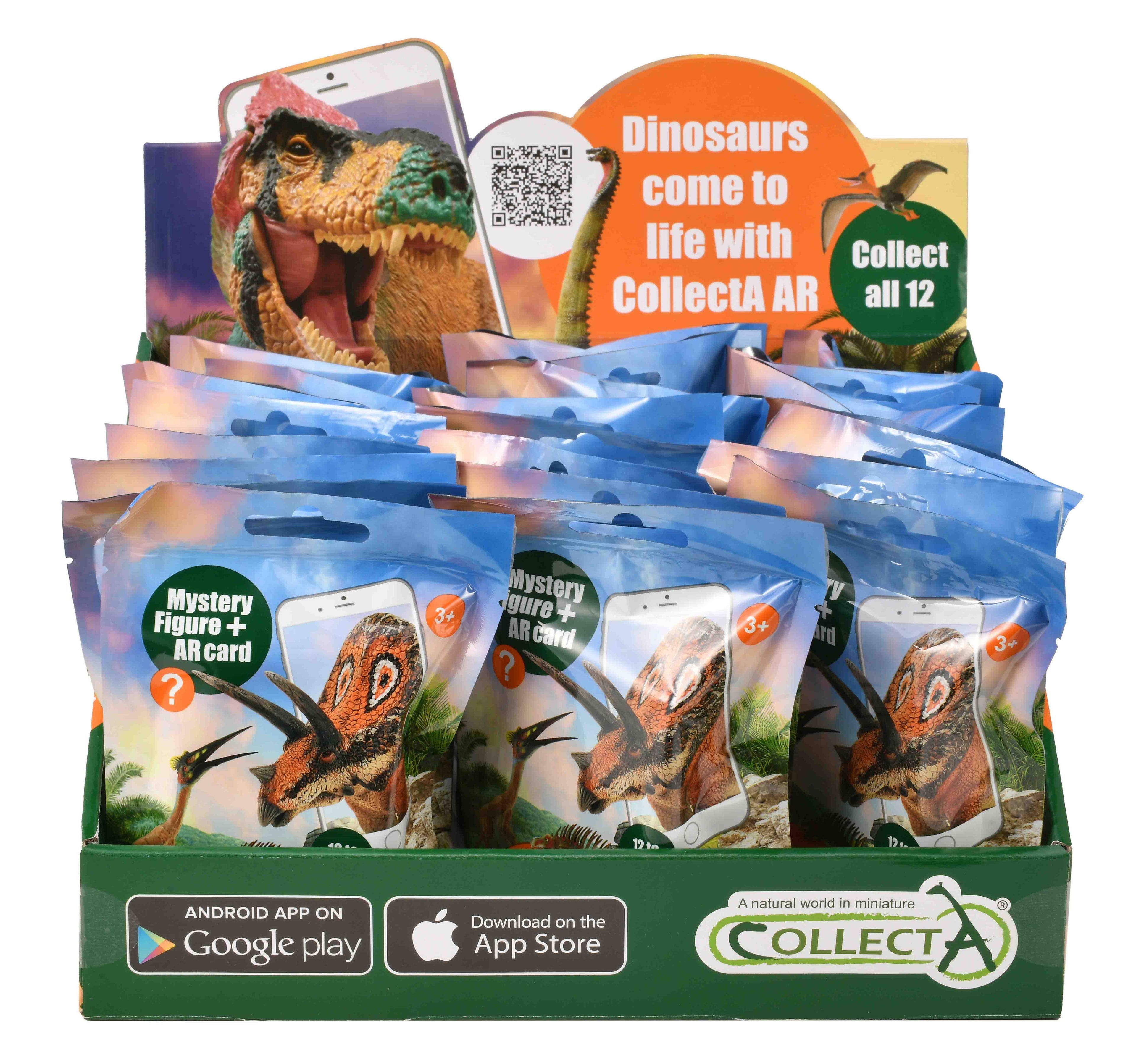 CollectA - A1148-PD - * POP-UP-DISPLAY: AR-DINO SERIE 2; 2 x 12 Tüten