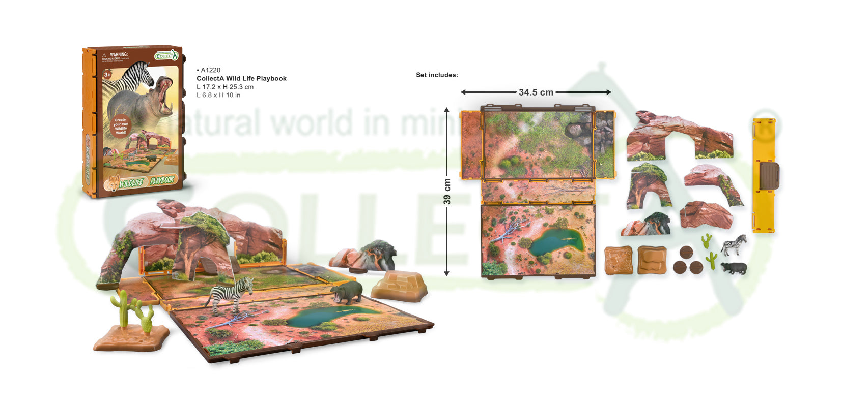 CollectA - A1220 - COLLECTA WILD LIFE PLAYBOOK (PC)