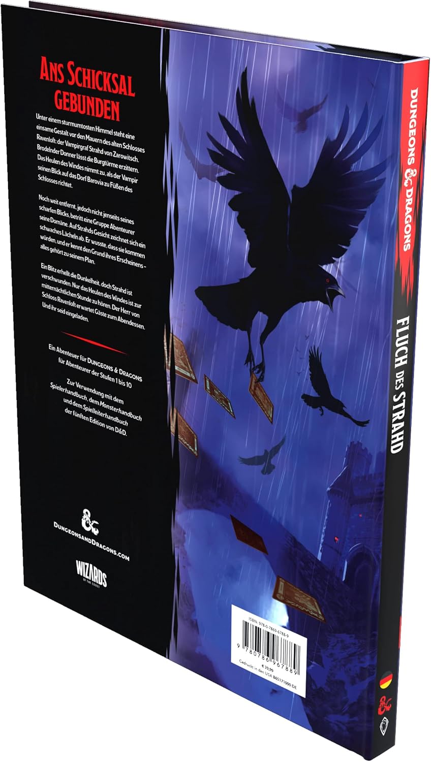 Dungeons & Dragons - Abenteuer - Fluch des Strahd - Hard Cover - Deutsche Ausgabe