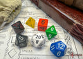 Chessex - 7er Set Würfel - Nostalgia Opaque GM & Beginner Player Polyhedral 7-Dice Set