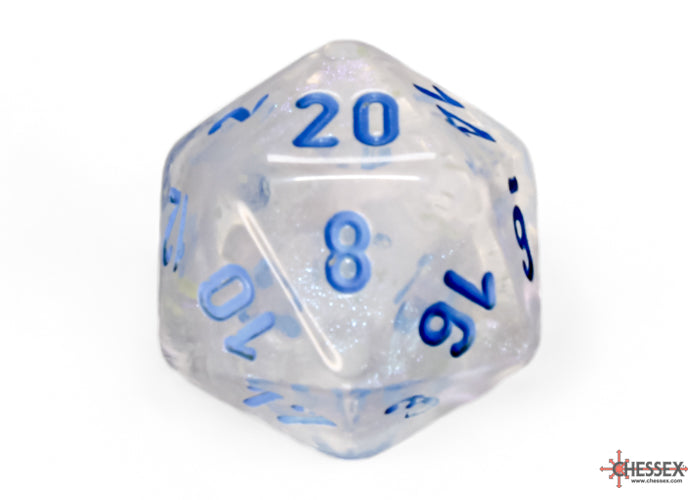 Chessex - 7er Set Würfel - Borealis Icicle/light blue Luminary Polyhedral 7-Dice Set