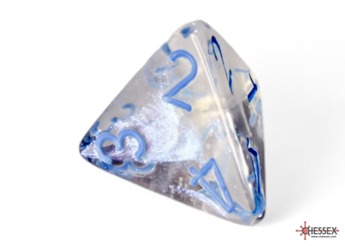 Chessex - 7er Set Würfel - Borealis Icicle/light blue Luminary Polyhedral 7-Dice Set