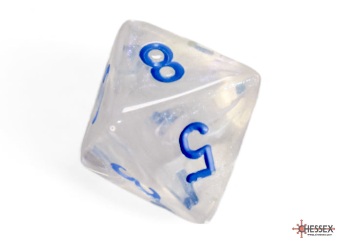 Chessex - 7er Set Würfel - Borealis Icicle/light blue Luminary Polyhedral 7-Dice Set