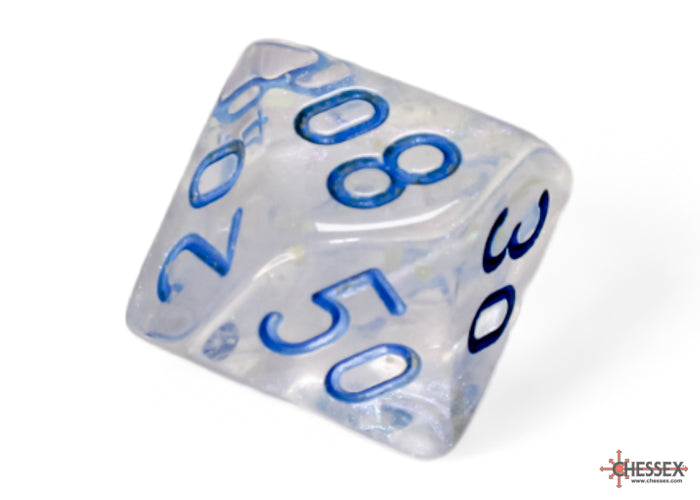 Chessex - 7er Set Würfel - Borealis Icicle/light blue Luminary Polyhedral 7-Dice Set