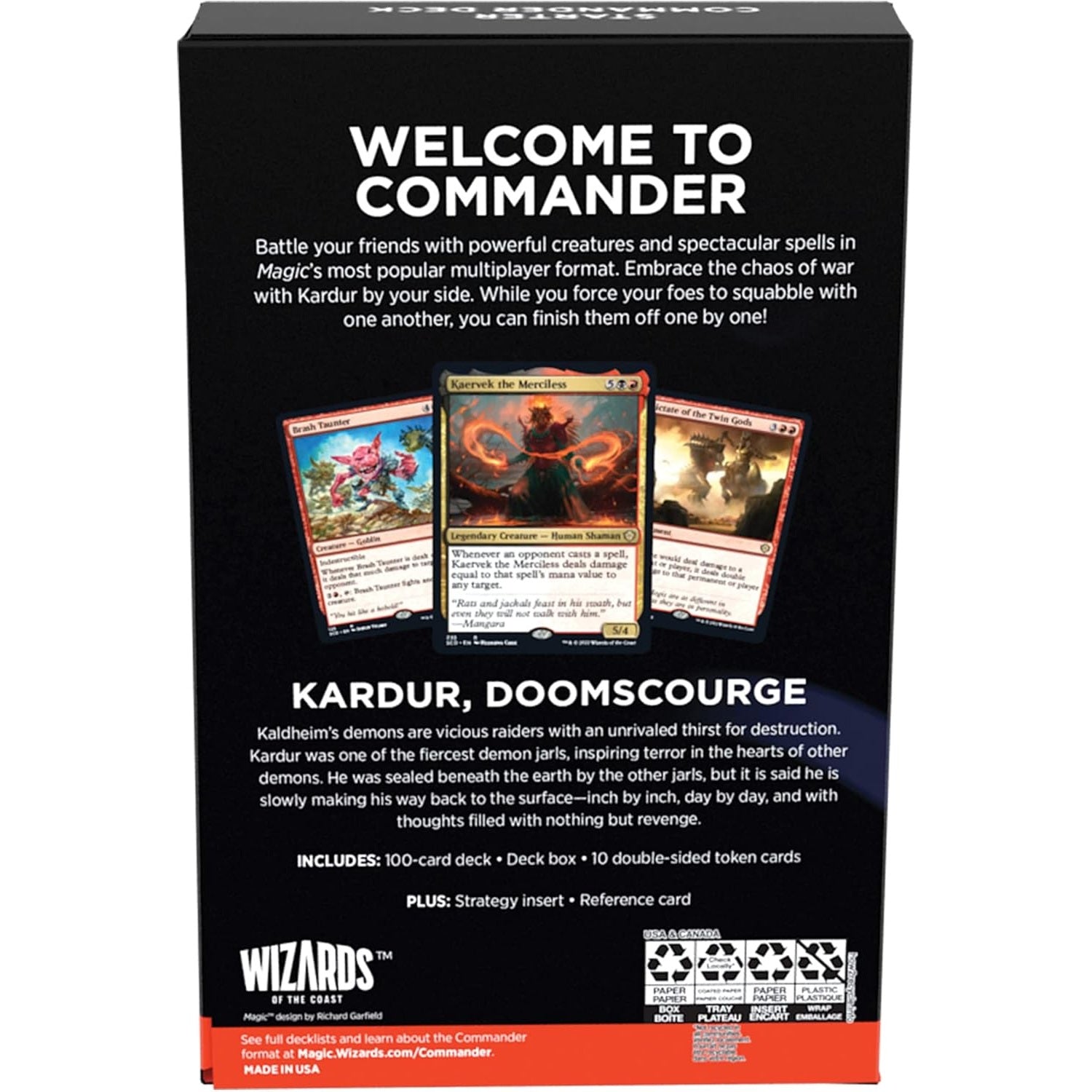 MtG - Starter Commander Deck - Chaos Incarnate - Englisch