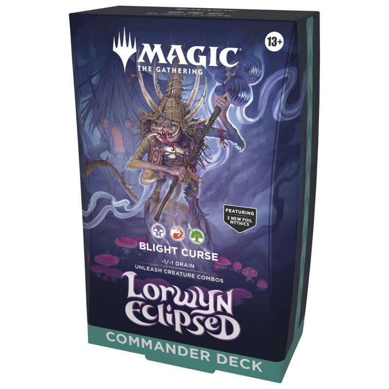 MtG - Lorwyn Eclipsed Commander Deck - Blight Curse  - Englisch