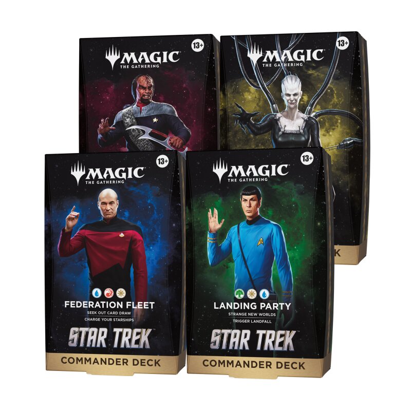 MTG - Star Trek - Commander Deck Set (alle 4 Decks) - Englisch - (Vorbestellung - Release: 13.11.2026)