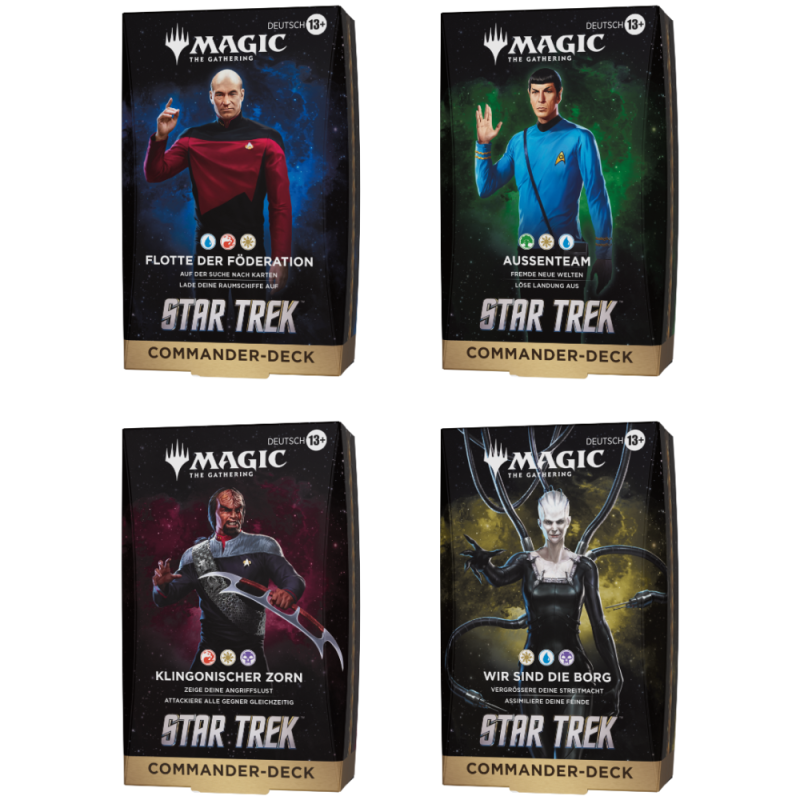 MTG - Star Trek - Commander Deck Set (alle 4 Decks) - Deutsch - (Vorbestellung - Release: 13.11.2026)