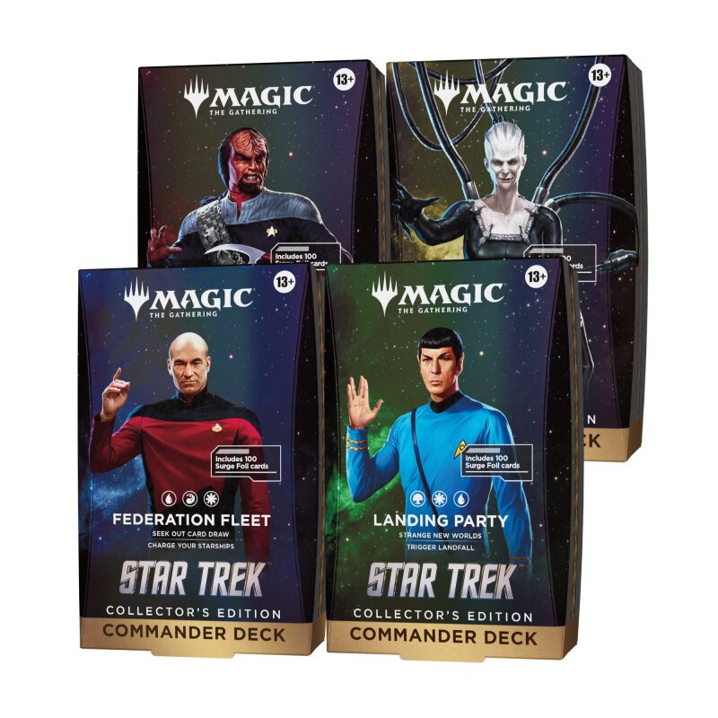 MTG - Star Trek - Commander Deck Collector's Edition Set (alle 4 Decks) - Englisch - (Vorbestellung - Release: 13.11.2026)
