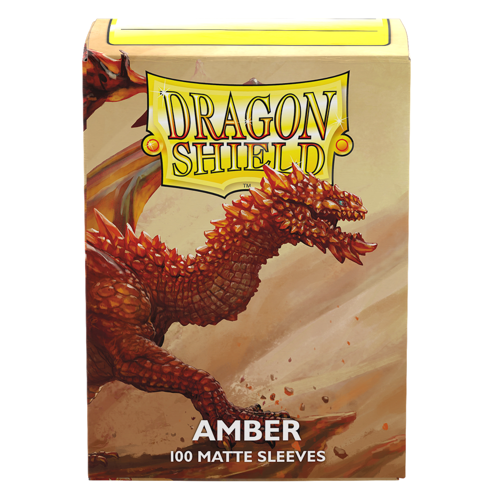 DS - Standard Sleeves - Amber [Matte] - (100 Sleeves)
