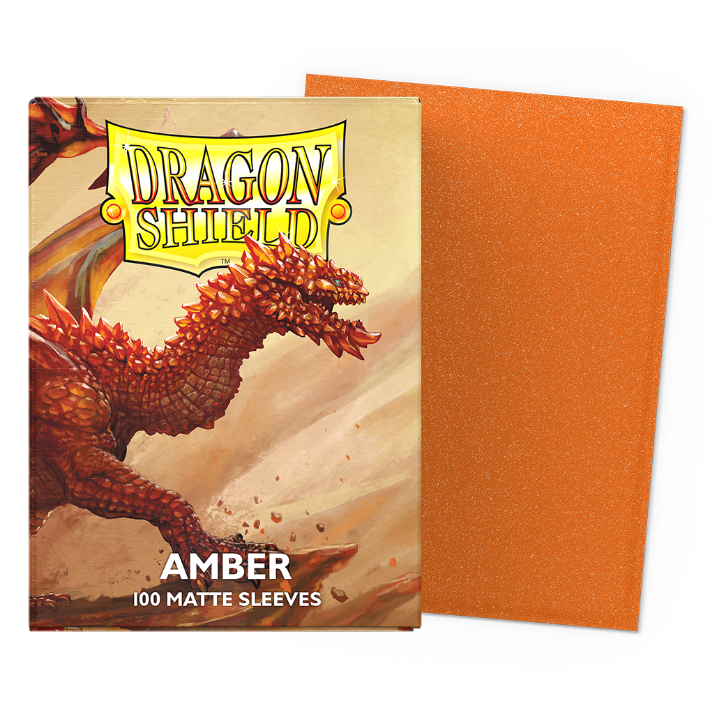 DS - Standard Sleeves - Amber [Matte] - (100 Sleeves)