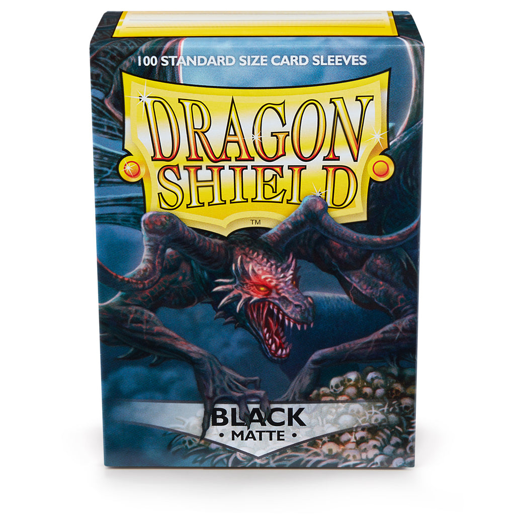 DS - Standard Sleeves - Black [Matte] - (100 Sleeves)