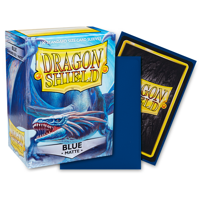DS - Standard Sleeves - Blue [Matte] - (100 Sleeves)