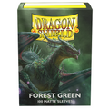 DS - Standard Sleeves - Forest Green [Matte] - (100 Sleeves)