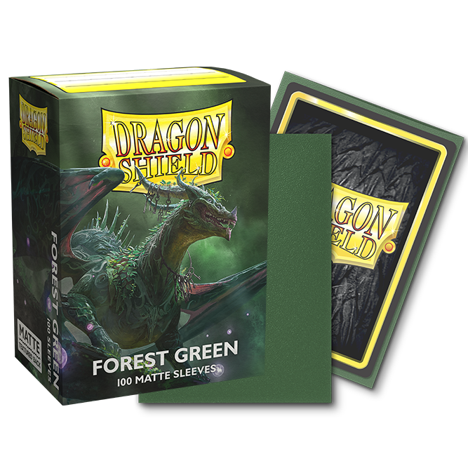 DS - Standard Sleeves - Forest Green [Matte] - (100 Sleeves)