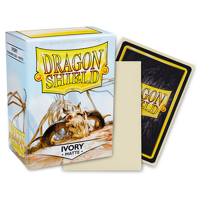 DS - Standard Sleeves - Ivory [Matte] - (100 Sleeves)