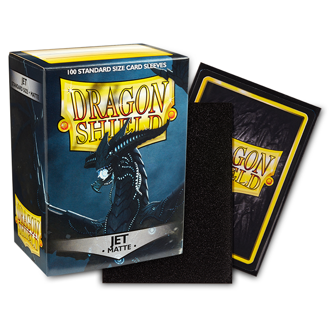 DS - Standard Sleeves - Jet [Matte] - (100 Sleeves)