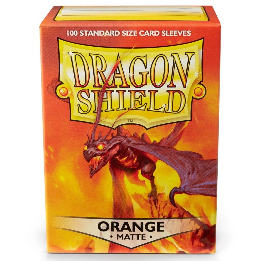 DS - Standard Sleeves - Orange [Matte] - (100 Sleeves)