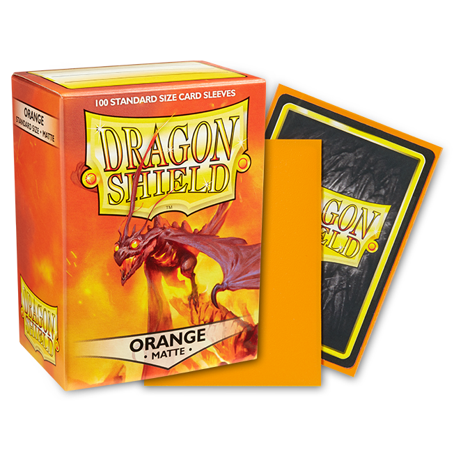 DS - Standard Sleeves - Orange [Matte] - (100 Sleeves)