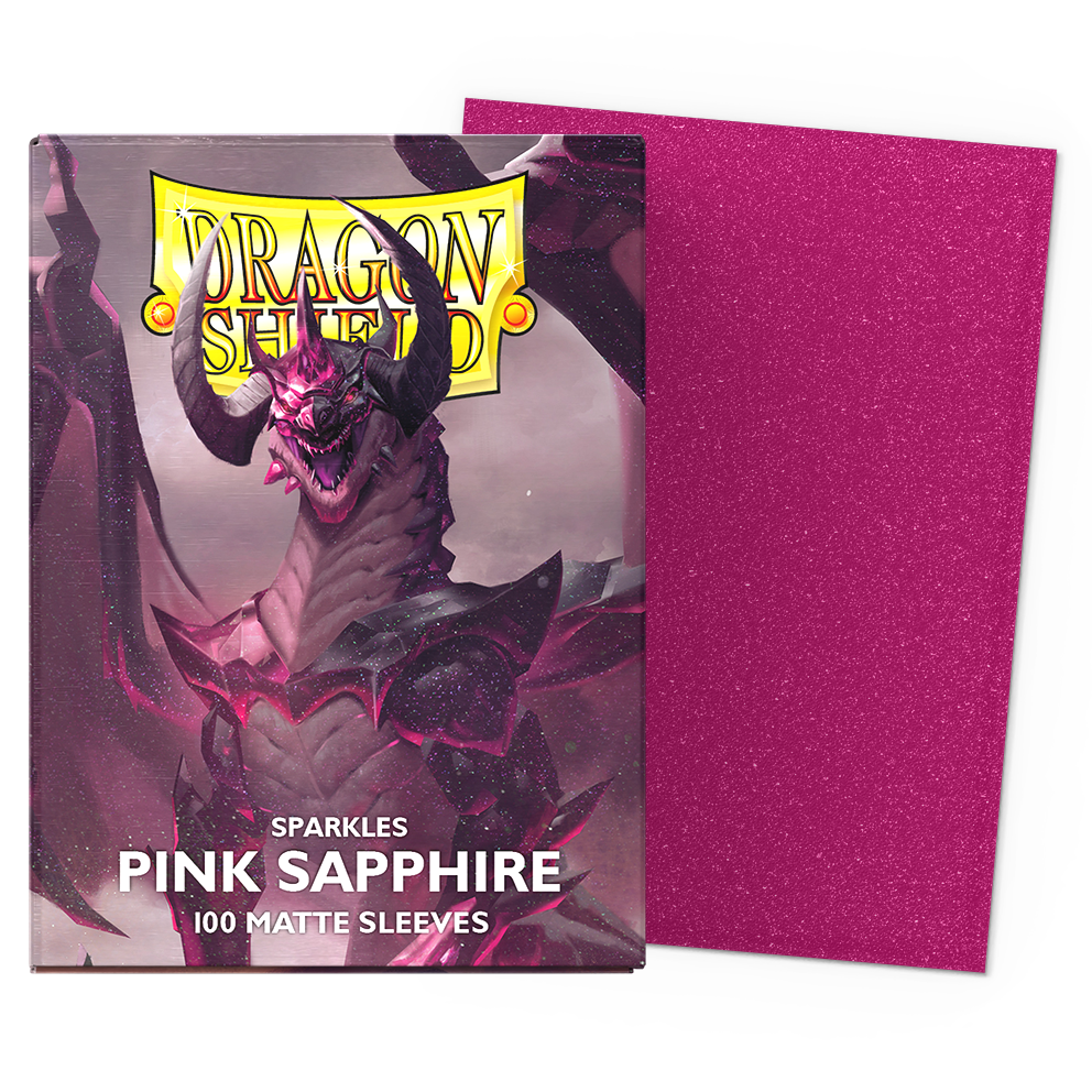 DS - Standard Sleeves - Pink Sapphire [Matte] - (100 Sleeves)
