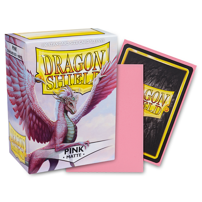 DS - Standard Sleeves - Pink [Matte] - (100 Sleeves)
