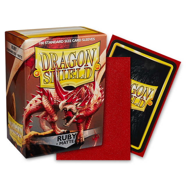 DS - Standard Sleeves - Ruby [Matte] - (100 Sleeves)