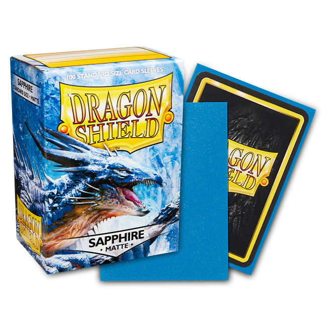 DS - Standard Sleeves - Sapphire [Matte] - (100 Sleeves)