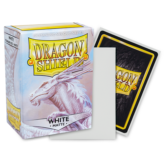 DS - Standard Sleeves - White [Matte] - (100 Sleeves)