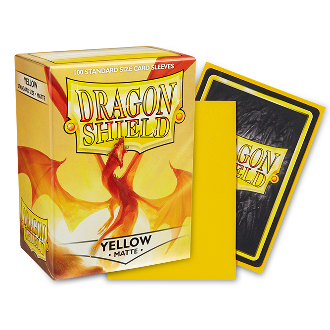 DS - Standard Sleeves - Yellow [Matte] - (100 Sleeves)