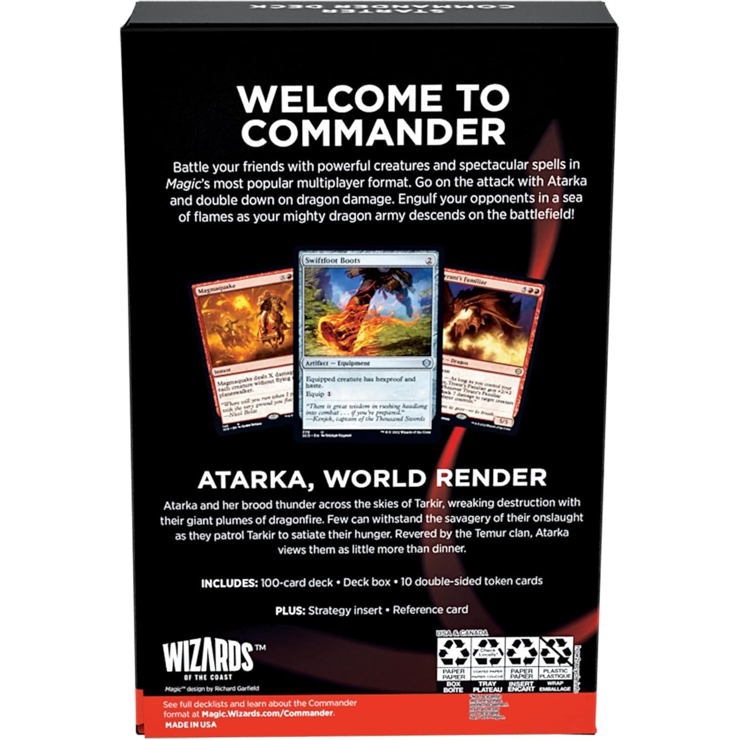 MtG - Starter Commander Deck - Draconic Destruction - Englisch