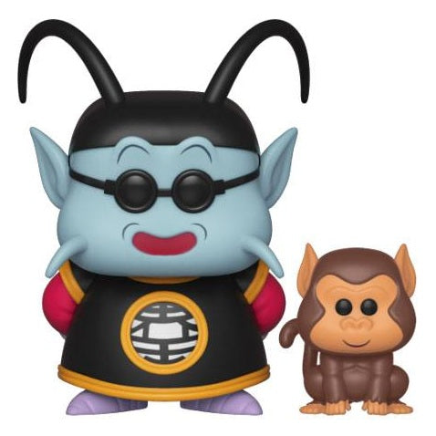 Dragon Ball Z POP! Animation Vinyl Figur King Kai & Bubbles 9 cm