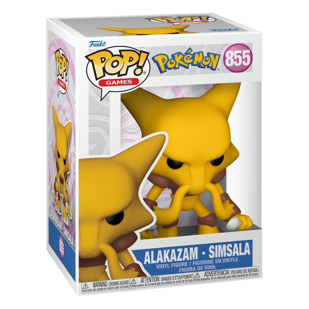 Pokémon POP! Games Vinyl Figur Alakazam (EMEA) 9 cm