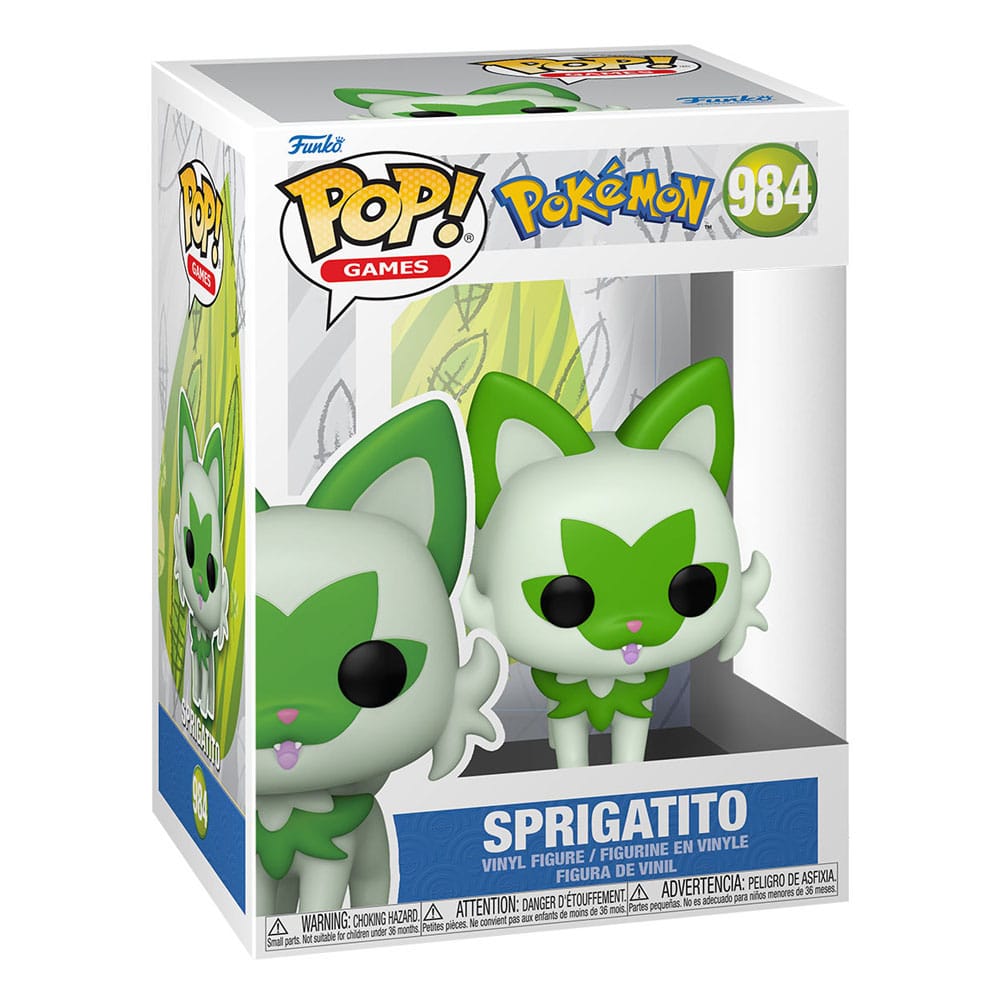 Pokémon POP! Games Vinyl Figur Sprigatito(EMEA) 9 cm