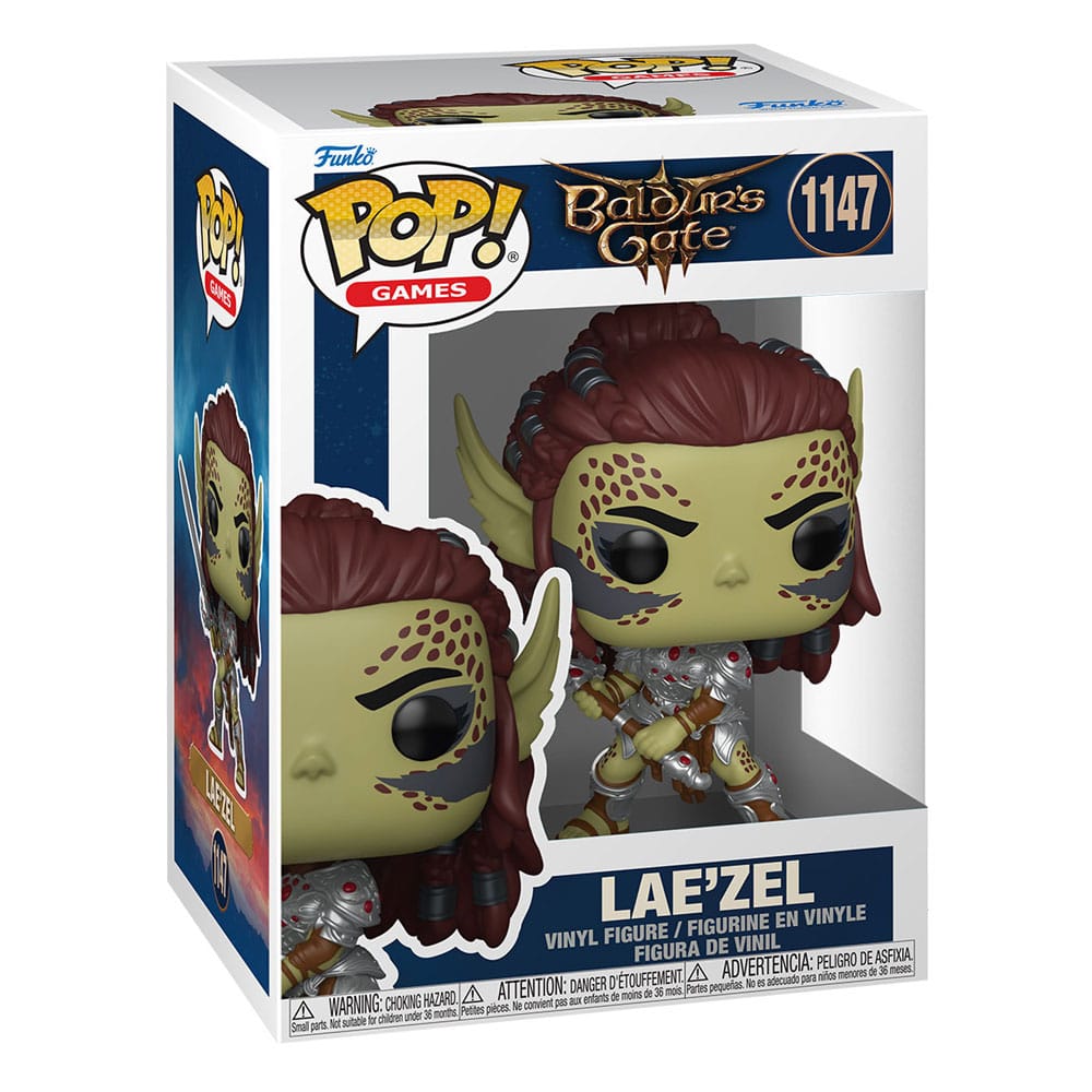 Baldur's Gate 3 POP! Games Vinyl Figur Lae'zel w/Sword 9 cm