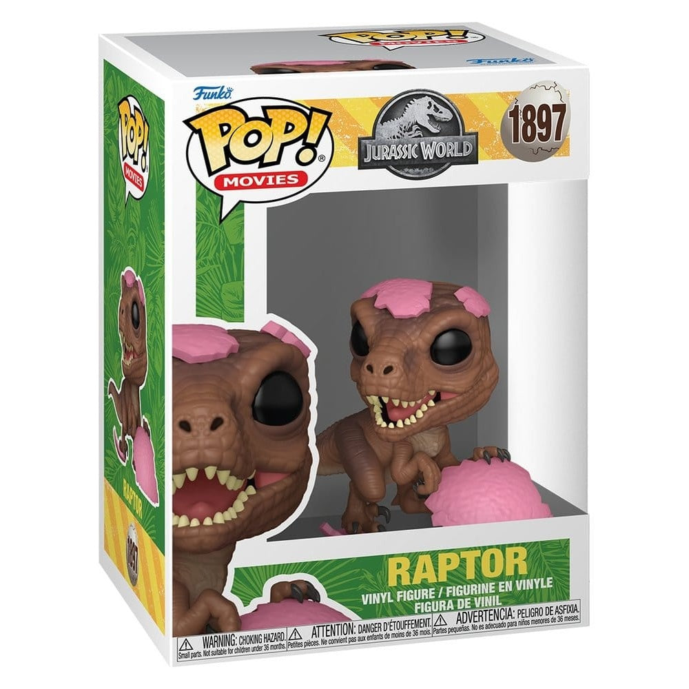 Jurassic Park POP! Movies Vinyl Figur SPRG- Raptor 9 cm