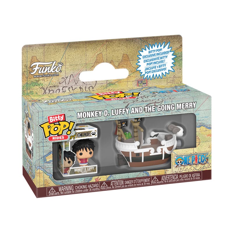 One Piece Bitty POP! Ride Vinyl Figur Going Merry w/Luffy 2,5 cm