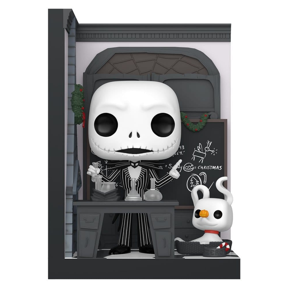 Nightmare Before Christmas POP! Nooks Vinyl Figur Jack Skellington's Room 9 cm