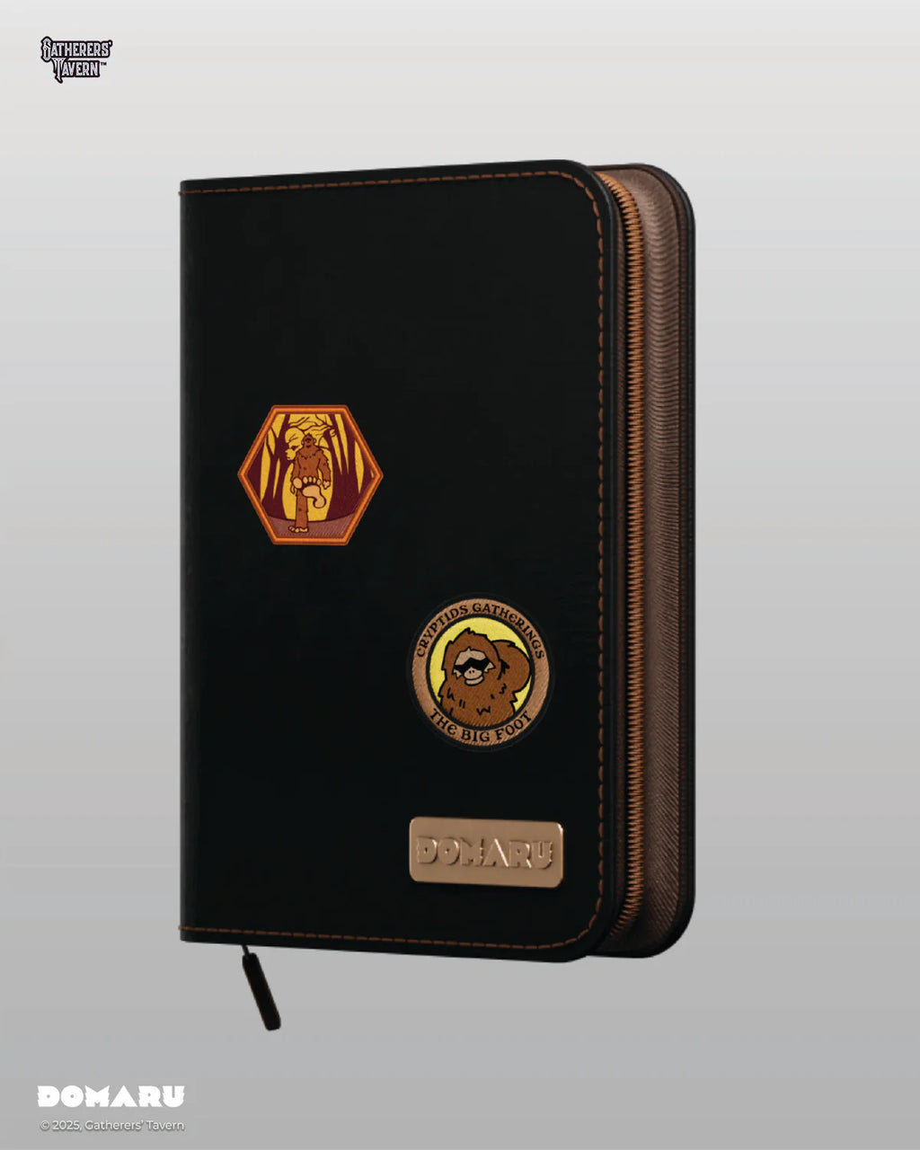 Gatherers' Tavern - DOMARU 4-Pocket BINDER - Cryptids Collection: Dusky Ochre
