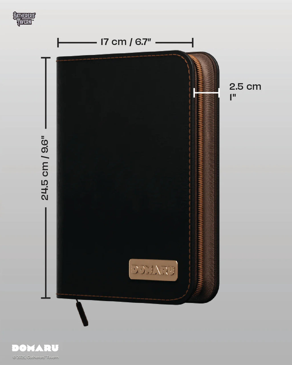 Gatherers' Tavern - DOMARU 4-Pocket BINDER - Cryptids Collection: Dusky Ochre