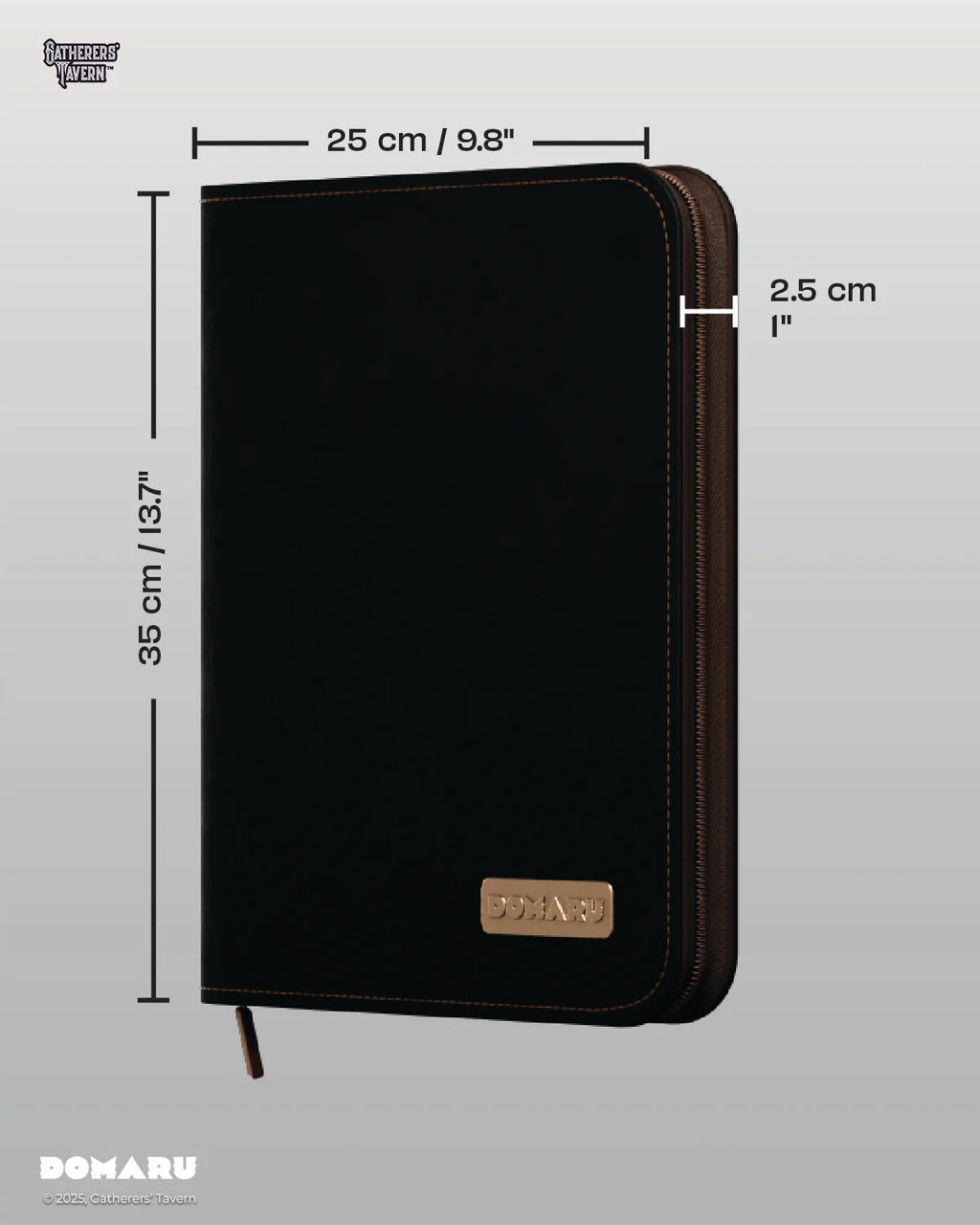 Gatherers' Tavern - DOMARU 9-Pocket BINDER - Cryptids Collection: Dusky Ochre